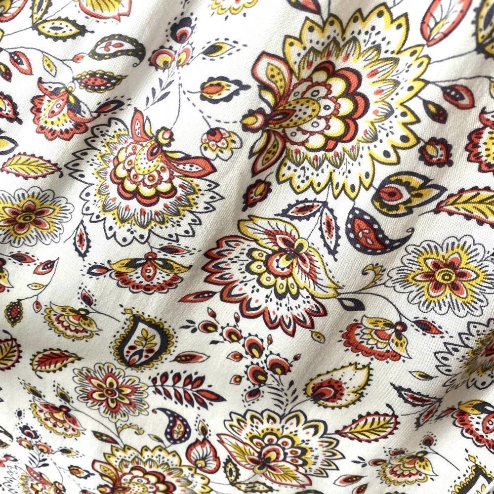 Torrid Floral Paisley Ruffle Neck Challis Midi Tank Dress Multicolor Size 4X - Picture 8 of 16